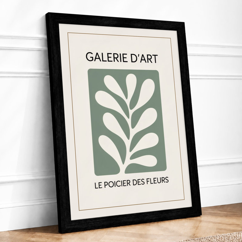 Galerie Botanica Botanical - Framed Print, A2 - 59.4 x 42.0 cm, Black