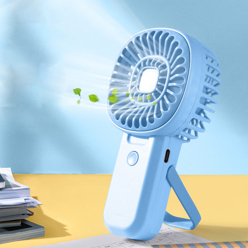Ventilateur portable / à mémoire de forme kbndieu, Blue