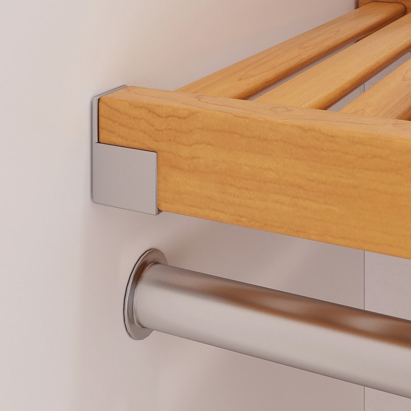 Système d'organisation en bois massif John Louis Home, Érable miel
