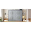 Grand lit escamotable mural, gris