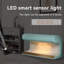 Leather Upholstered LED light Ottoman-263860511