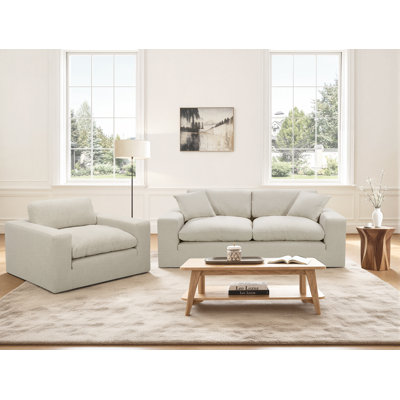 Asher 2 Piece Upholstered Living Room Set