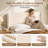 Abe Aadi Queen Size Corduroy Upholstered Platform Bed Frame with Channel Tufted Wingback Headboard — No Box Spring Needed, Space-Saving Design for Small Bedrooms & Apartments-1525913694-1525913690