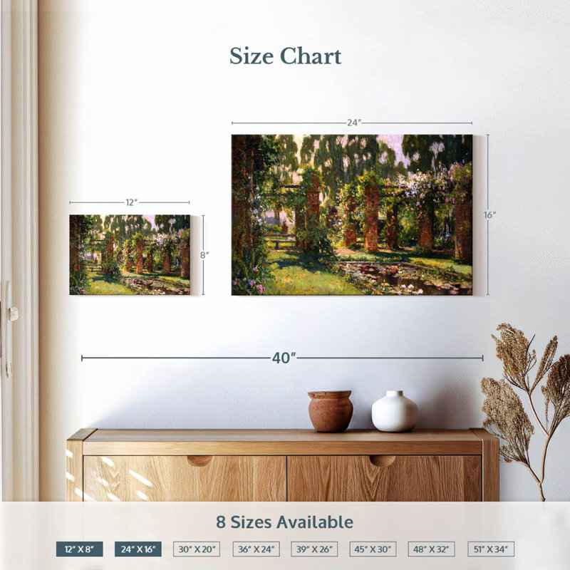 Senne The Lily Pond, H 16 po x l 24 po