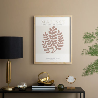 Matisse CD XXXIV, reproduction d'art encadrée - bois massif