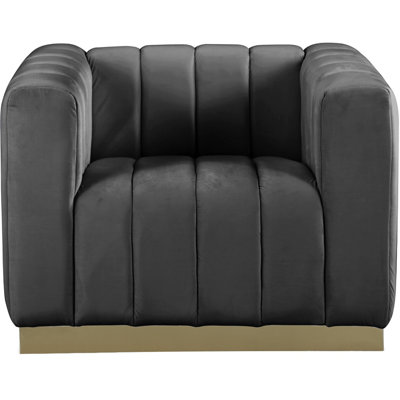 Tyneside Velvet Armchair