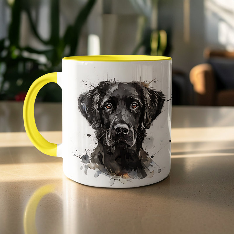 Mug, 2, Yellow