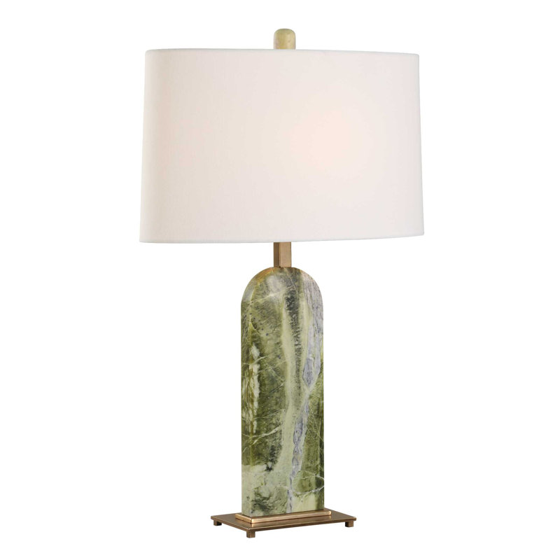 Lampe de table en marbre vert Uttermost Moorea