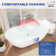 67" x 28"  Acrylic Oval Design with Double Slipper Freestanding Tub with Chrome Drain & Overflow, Spa-Inspired Luxury for Modern Bathrooms