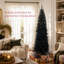 Arbre de Noël 8 pi, sapin de Noël artificiel non éclairé avec branches réalistes, sapin de Noël avec 1168 pointes