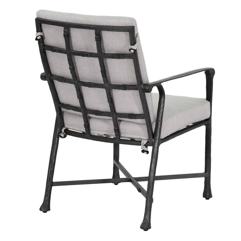 Chaise de patio avec coussin Marquis