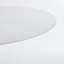 Table de salle à manger de style tulipe de 42,1 po avec plateau rond en MDF coloré pour 4 à 6 personnes