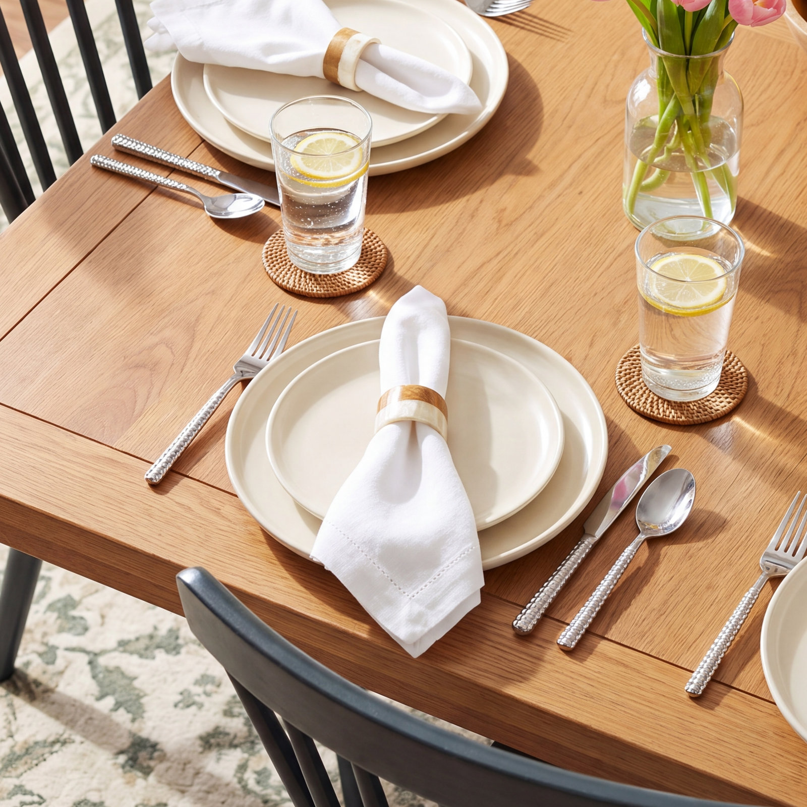 Table Napkin Rings, Gold