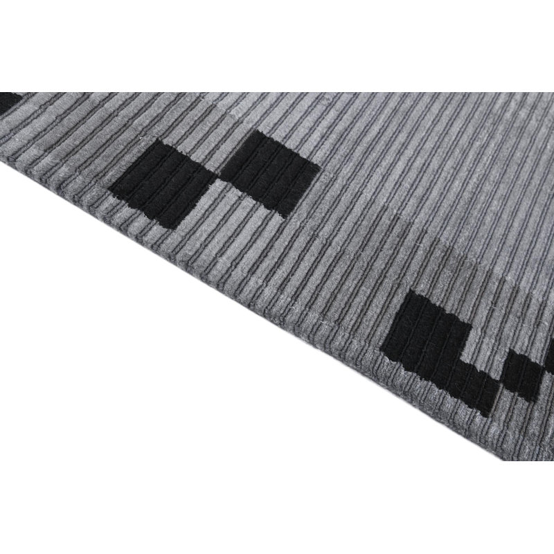 Tapis gris foncé Osborne