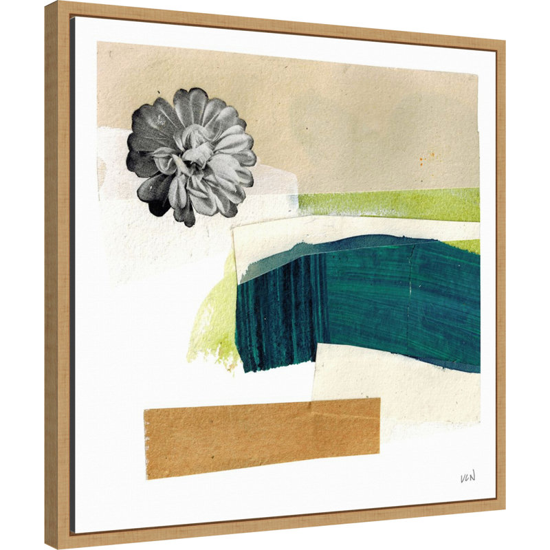 «Day Beach I» par Lindsey Newman, reproduction d'art sur toile encadrée, H 22 po x l 22 po