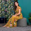 Milano Velvet Footstool-2142793671