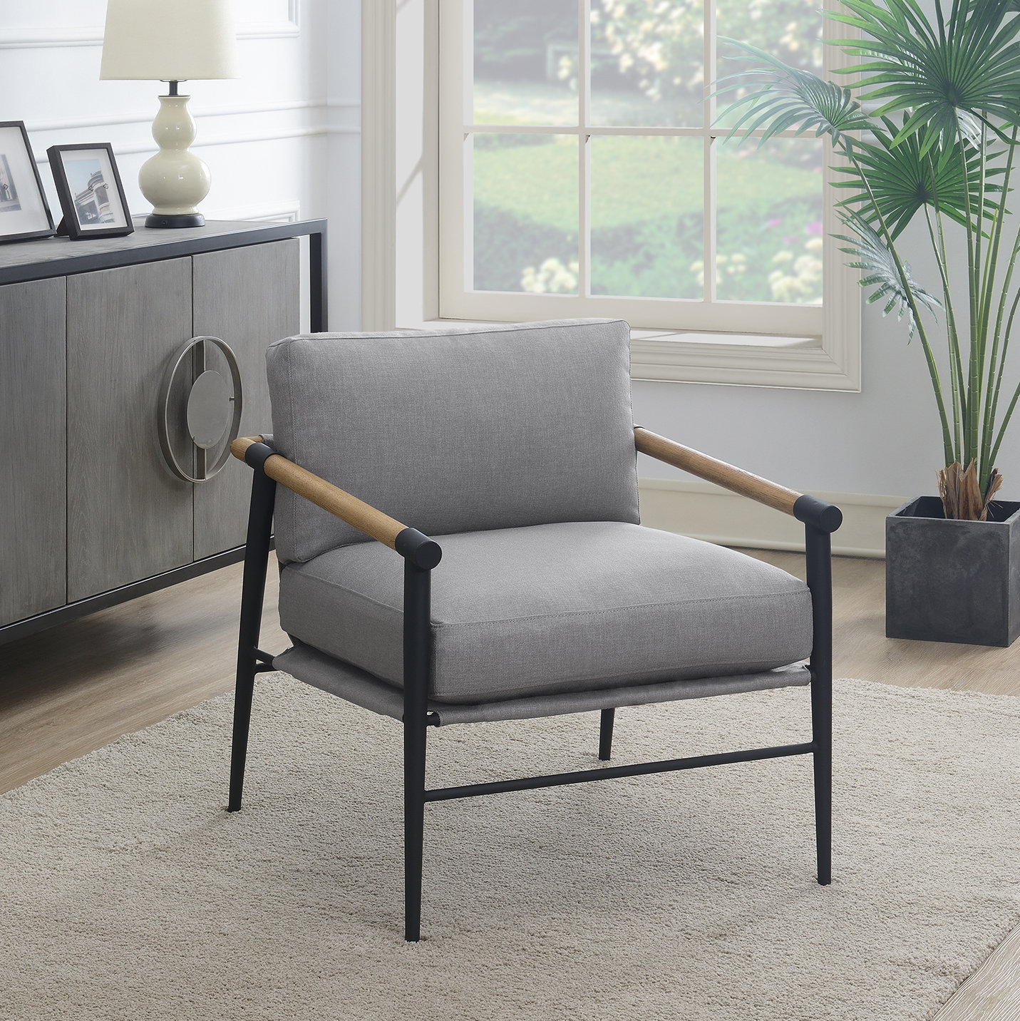 Hokku Designs Armchair, Gray