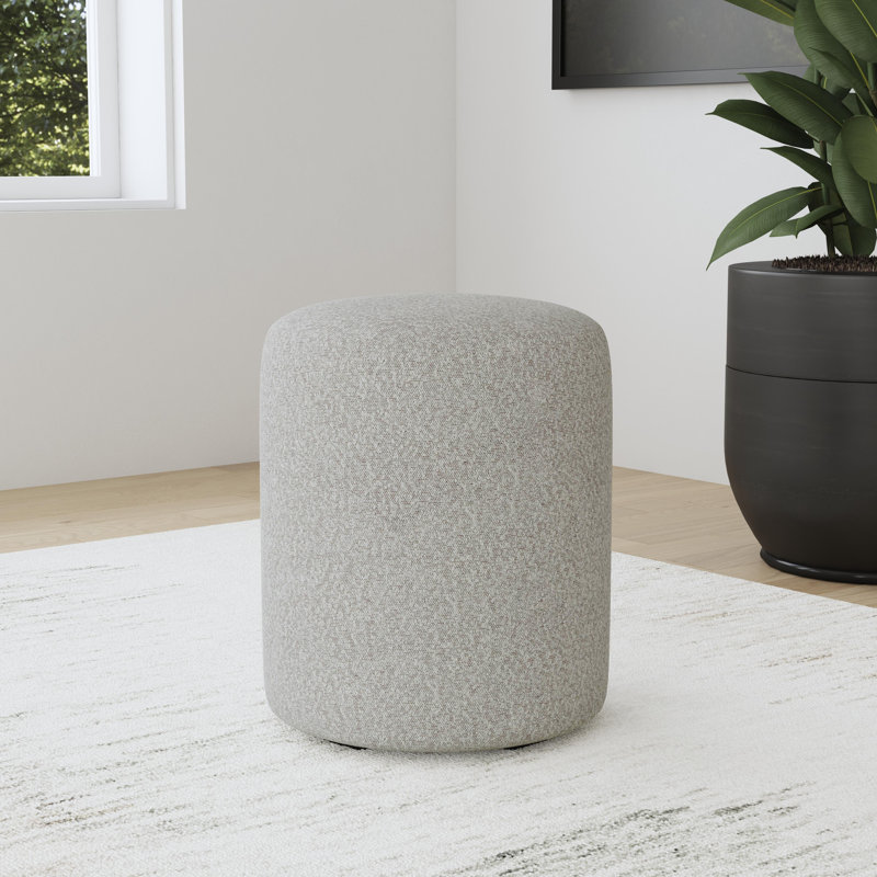 Birchbrook Upholstered Ottoman, Cream Performance