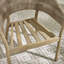 Table pliante d'extérieur en bois massif Ronja avec 4 chaises de salle à manger Ava