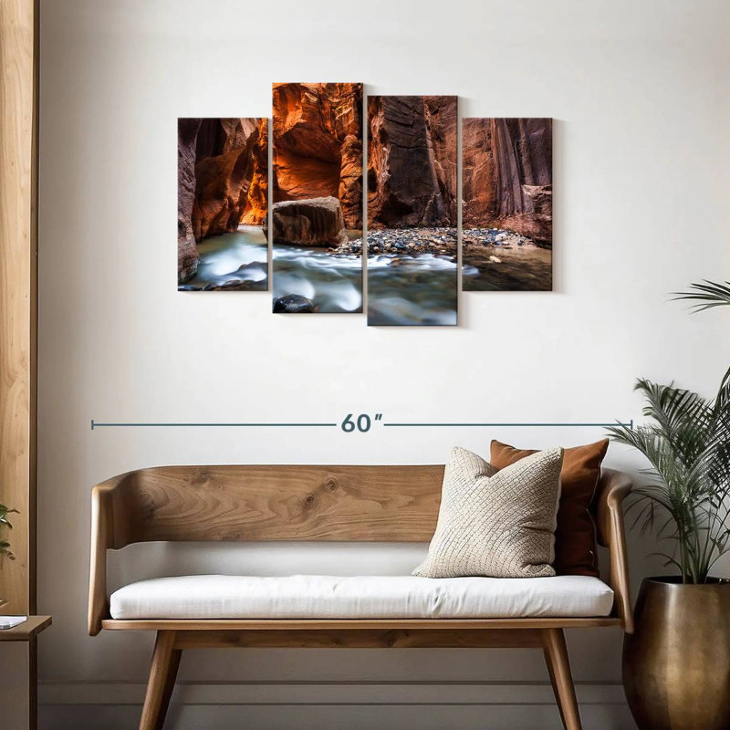 Alvord Wall Street In The Narrows, H 27 po x l 43 po