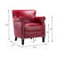 Fauteuil club rouge Hadley-2114589640