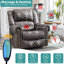 Fauteuil inclinable, chauffant et pivotant-1280628606