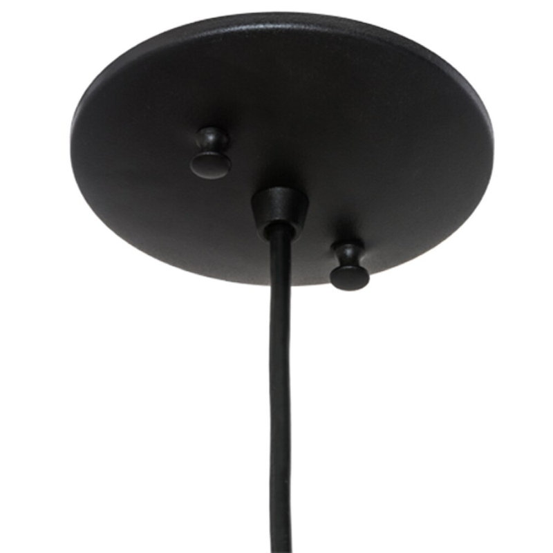 Luminaire suspendu unique à 1 lumière noir Trescott