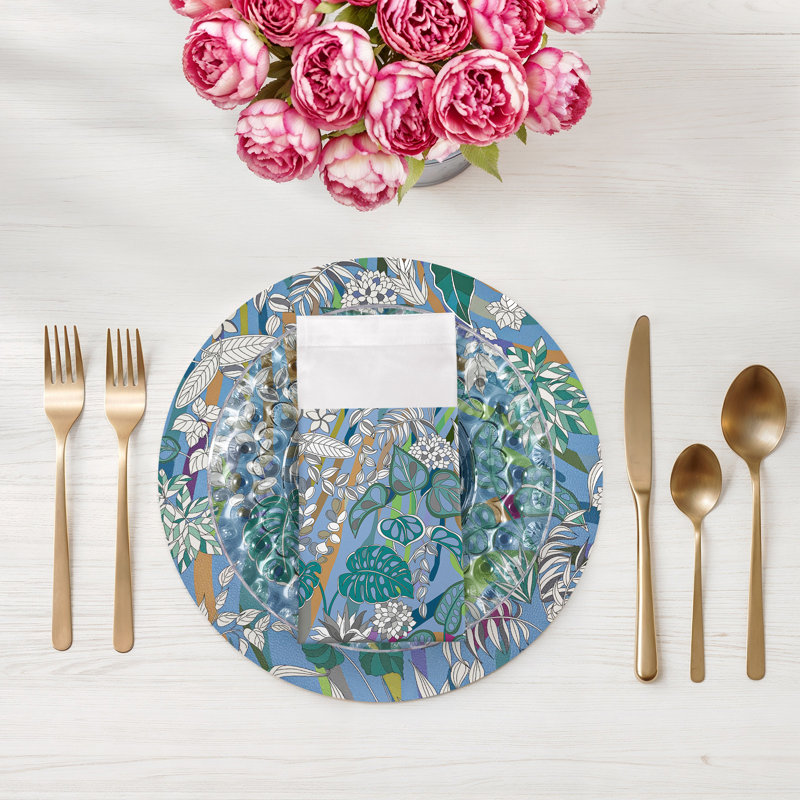 Sabi Jungle Cotton Sateen Dinner Napkins, Savuti