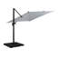 Shellie 300cm Lighted Cantilever Parasol with Crank Lift , Counter Weights Included-452652036