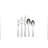 Mooncrest 45 Piece Everyday Flatware Set