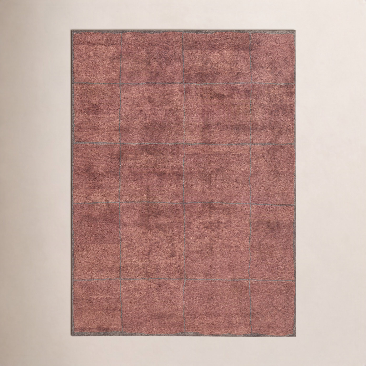 Merritt Hand-Tufted Geometric Wool Rug, Rectangle 7'9" x 9'9"