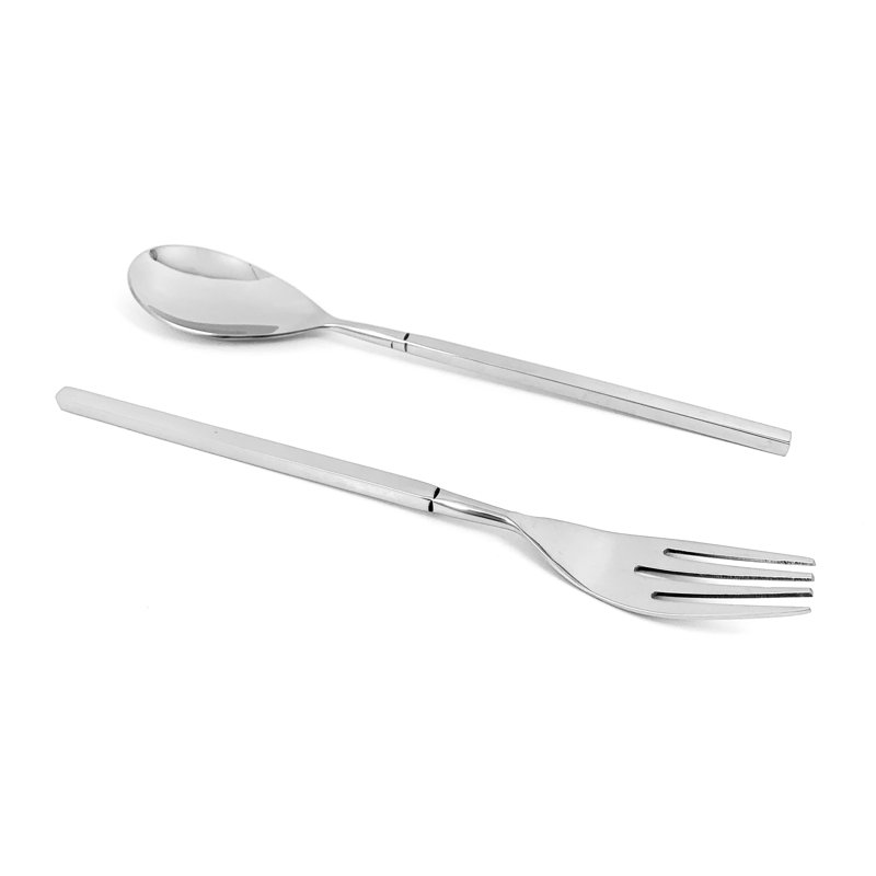 Polished Dinner Fork and Tablespoon Set, Service for 6