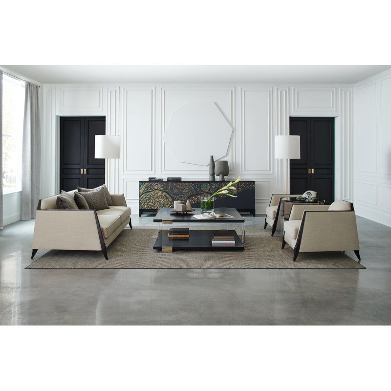 Corner Coffee Table, Black