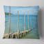 Piliers en bois seascape par coussin de mer-29854622-29828022