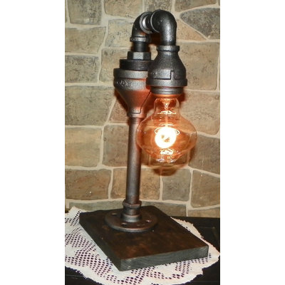 Moberg Solid Wood Arched Lamp