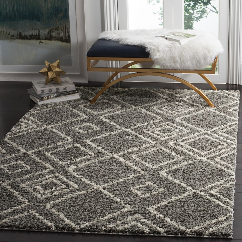Prasanna Geometric Area Rug, Rectangle 91 x 152 cm