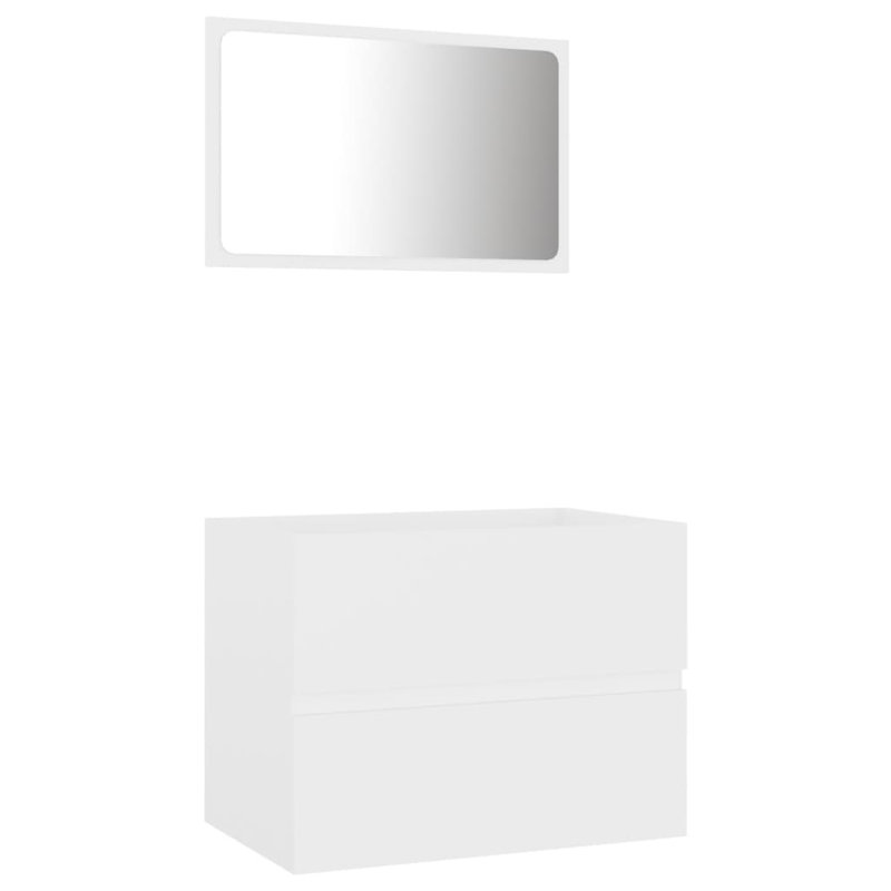 Adje Bathroom Cabinet, White