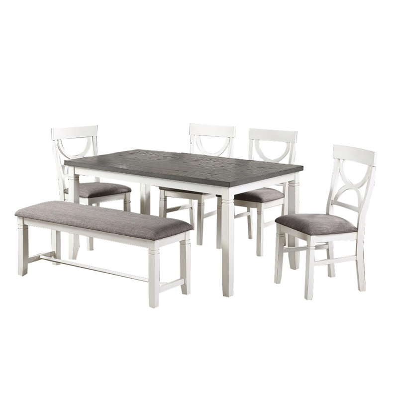 Ensemble repas pour 5 personnes Wicke, Blanc