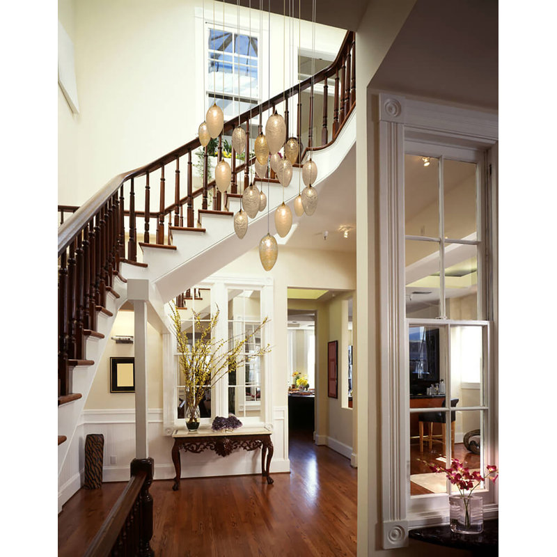 Mist 18 - Light Pendant, White, 96" H x 24" W x 24" D