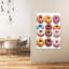 Art mural contemporain coloré, collection Sweet Donut-129477818