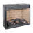 Infrared Quartz Woodlog Fireplace Insert with Brick Design-114137761