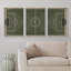 «Green Soccer Field», ensemble de 3 reproductions d'art sur toile encadrées-131400986-131400989