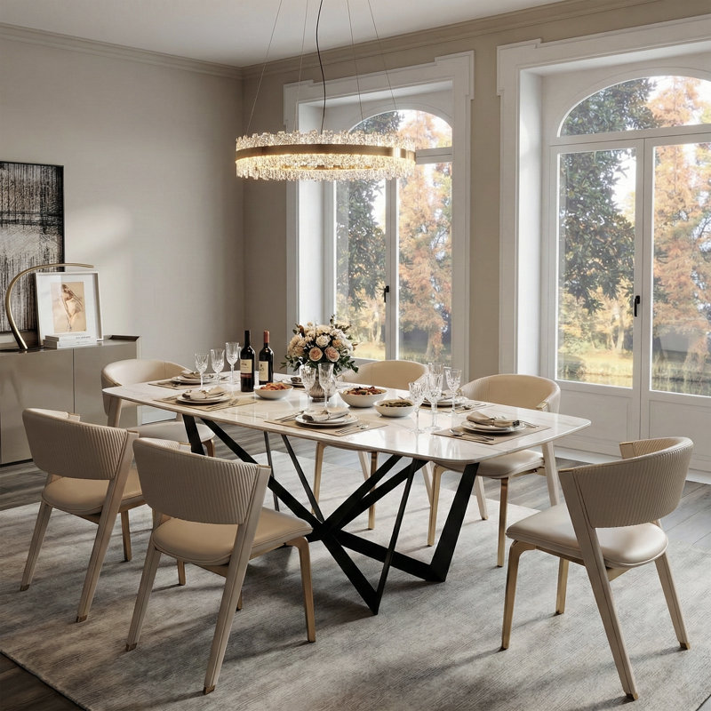 Table de salle à manger Entwisle, H 29,53 po x l 70,87 po x P 35,43 po