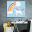 «Happy Unicorn» par Melissa Averinos, art mural sur toile-1475306444