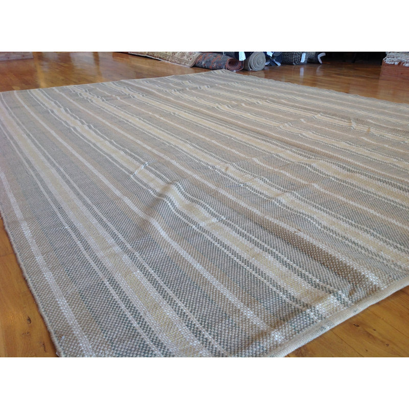 Dhurrie Striped Area Rug