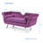 Egarr 61" Velvet Flared Arm Loveseat-721098857