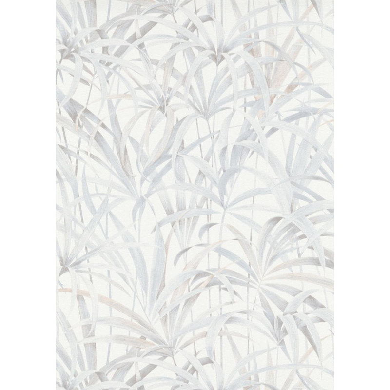 Panneau de papier peint Vallauris, Gris / blanc
