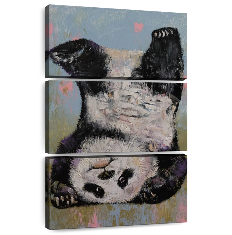 Brampt Panda Headstand, 57" H x 36" W
