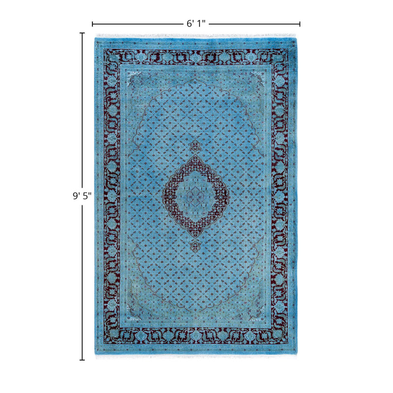 Kloster One-of-a-Kind 6' 1" x 9' 5" Hand Knotted Area Rug