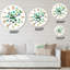 Jeunes feuilles d'eucalyptus et branches IV - Horloge murale traditionnelle-93601824